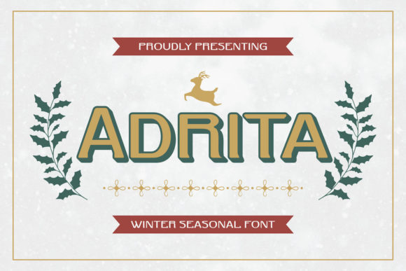 Adrita: A Versatile Display Font for Bold Creative Projects