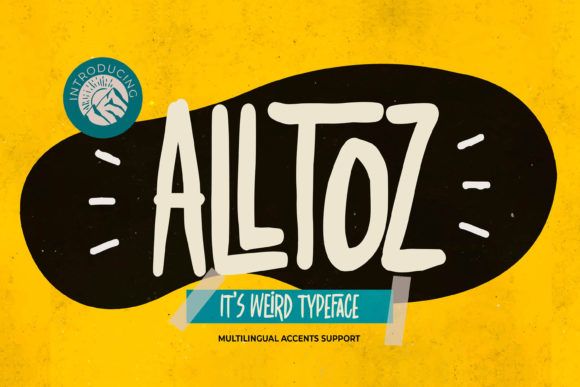 Alltoz Font Review: A Weird Signature Display Typeface