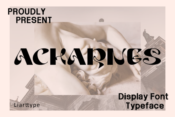 Archanes Bold Display Font for Editorial Design
