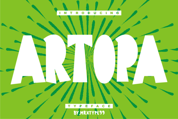 Artopa: A Thick-Lettered Display Font for Bold Digital Branding