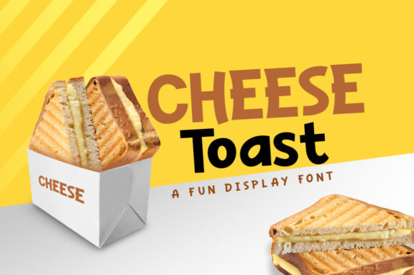 Cheese Toast: A Fun Retro Display Font for Crafters and Sellers