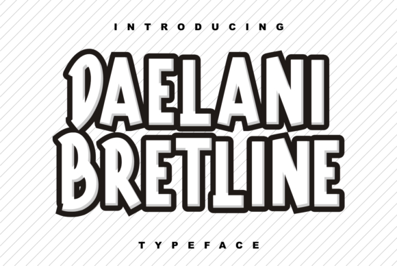 Daelani Bretline Display Font for Editorial Design