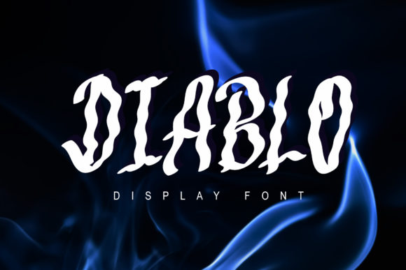 Diablo Display Font for Bold Handmade Branding