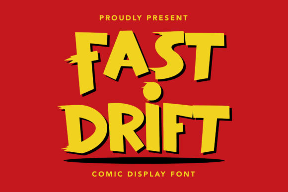 Fast Drift Display Font for Social Media Graphics and Branding