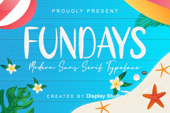 Fundays: A Friendly Display Font for Relaxed Digital Brands