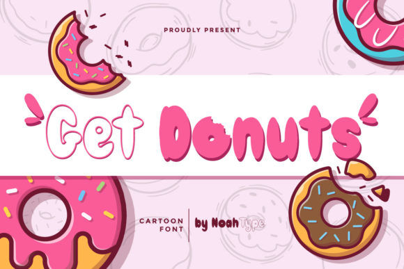 Get Donuts Display Font for Playful Web Design and Branding