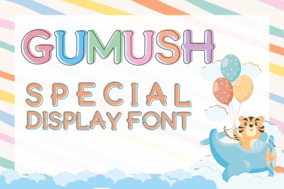 Gumush: A Playful Children’s Style Display Font for Scroll-Stopping Visuals