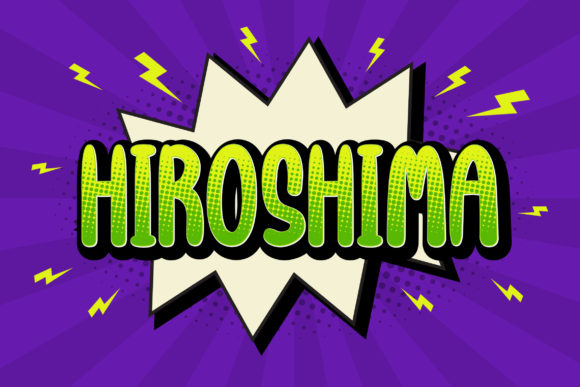Hirochima: A Playful Retro Display Font for Editorial Charm
