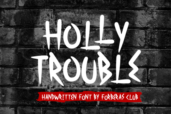 Holy Trouble: A Spooky Display Font for Digital Branding