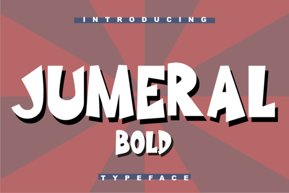 Jumeral: A Bold Display Font That Demands Attention
