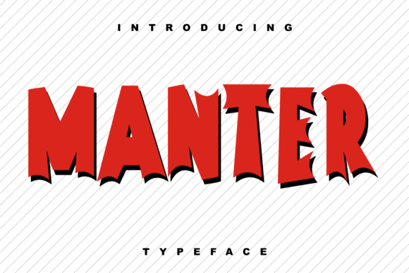 Manter Display Font: Thick Typography for Strong Digital Branding