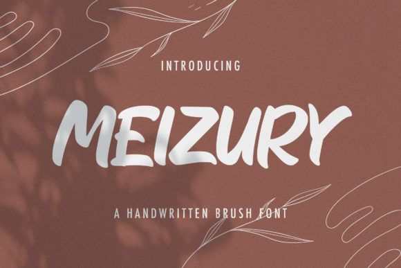 Meizury: A Delicate Display Font for Elegant Branding
