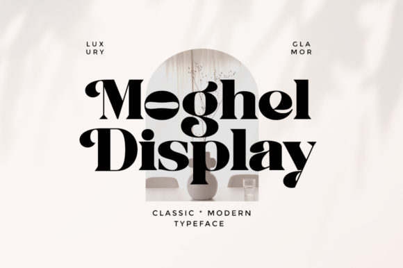 Moghel Display: A Modern Serif Font for Feminine Logos