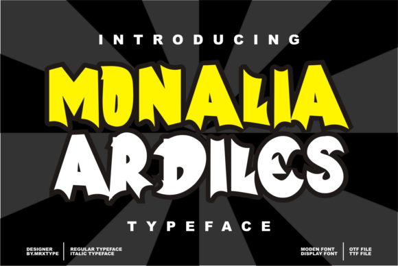 Monalia Ardiles Display Font for Bold Branding
