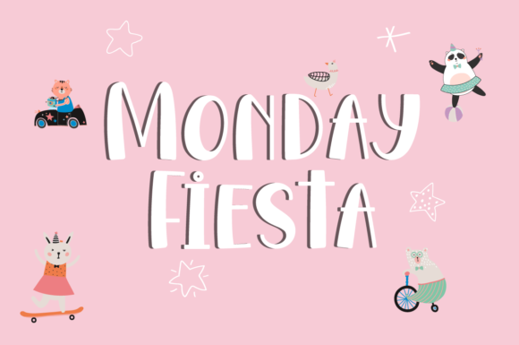 Monday Fiesta Font for Playful Brand Identity Design