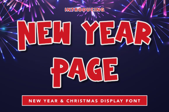 New Year Page: A Handwritten Display Font for Campaign Impact
