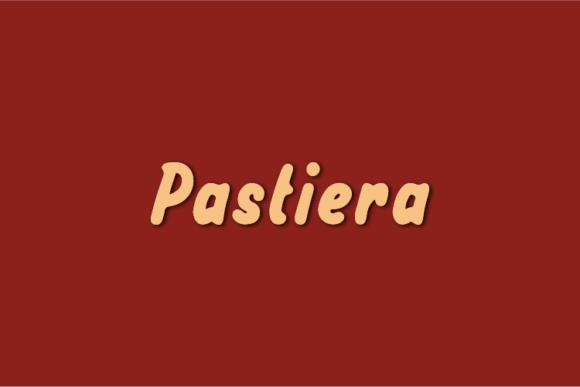 Pastiera: A Natural Display Font for Artisan Branding Projects