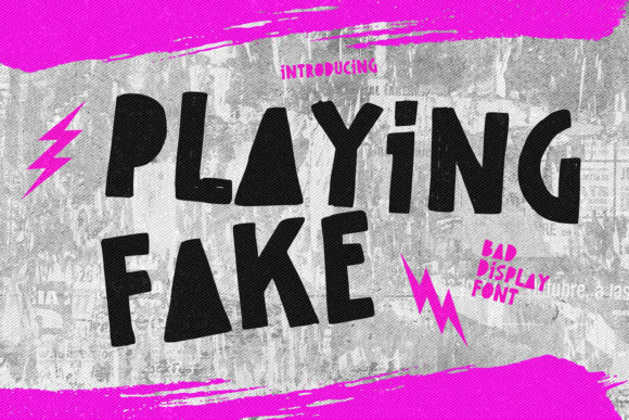 Playing Fake Bold Display Font for Scroll-Stopping Campaigns