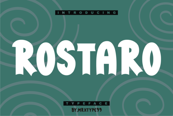 Rostaro Font: A Cool, Thick Display Typeface for Web Design