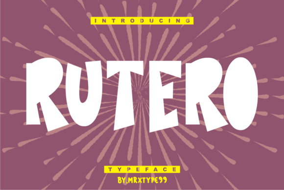 Rutero: A Thick-Lettered Display Font for Editorial Impact