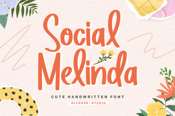 Social Melinda Handwritten Font for Website Branding