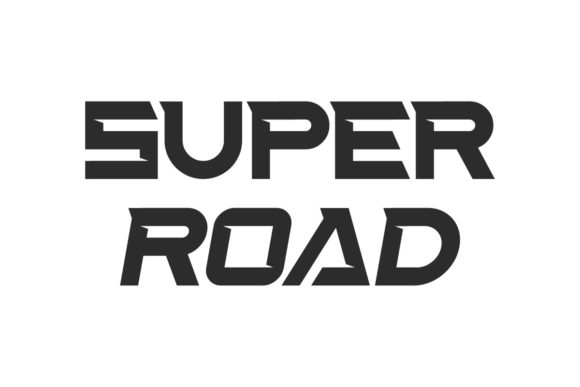 Super Road Display Font for Bold Editorial Design