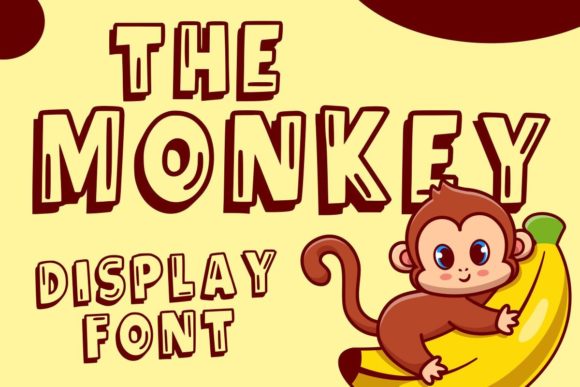 The Monkey Font: A Bold Display Typeface for Makers