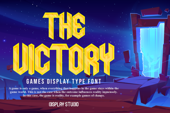 The Victory Font: A Bold Display Type for Modern Brands
