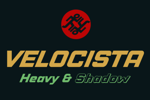 Velocista Heavy Shadow: A Geometric Display Typeface for Bold Branding