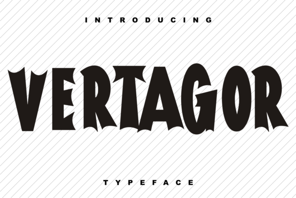Vertagor: A Display Font for Bold Editorial Identity