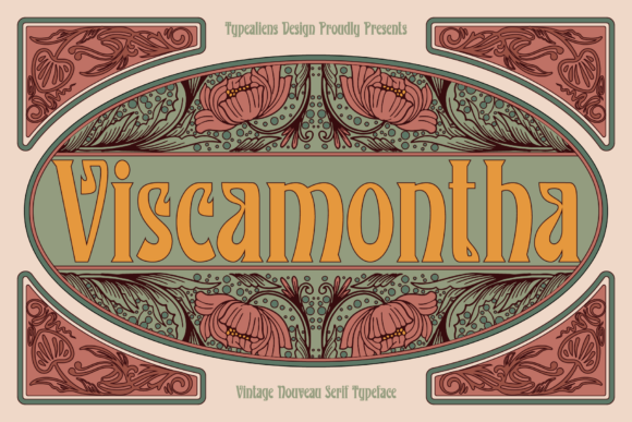Viscamontha: A Bold Display Font That Elevates Small Business Branding